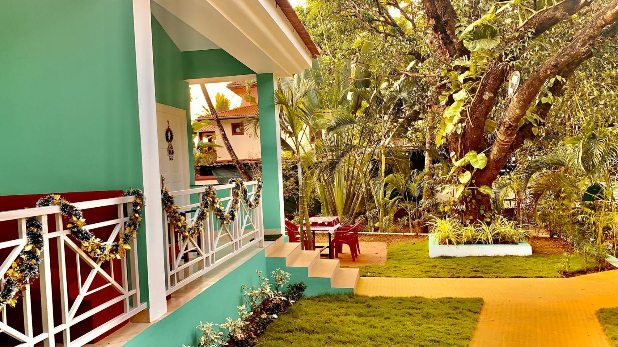 Stan-Inn, North Goa, Vagator, With Strong Wifi,Free Private Parking & Kitchen, Can Cook Where You Stay Buitenkant foto